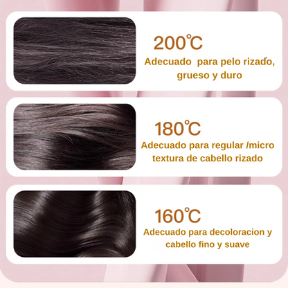 Mini plancha de pelo inalámbrica