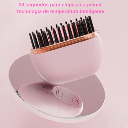 Mini plancha de pelo inalámbrica